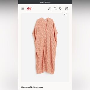 H&M Oversized Kaftan Dress